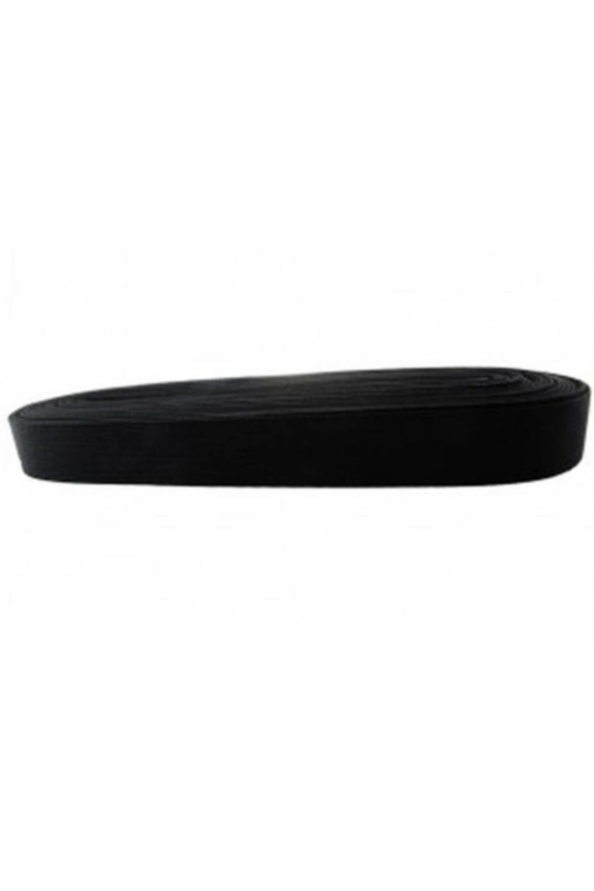 shopwave SİYAH - 2CM PAÇA LASTİK YASSI GENİŞ 10MT (5047)