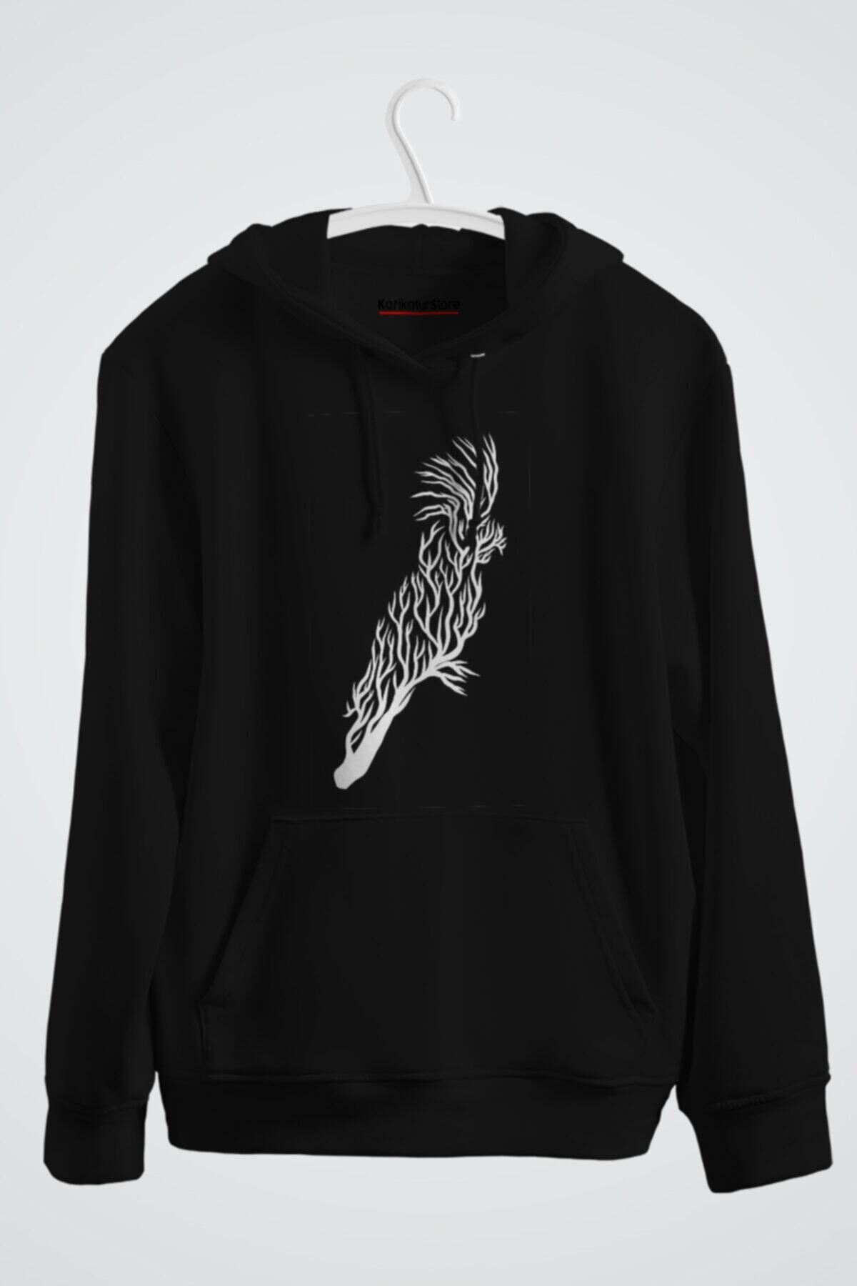 karikatürstore Parrots Bird Animal Baskılı Kapüşonlu Sweat