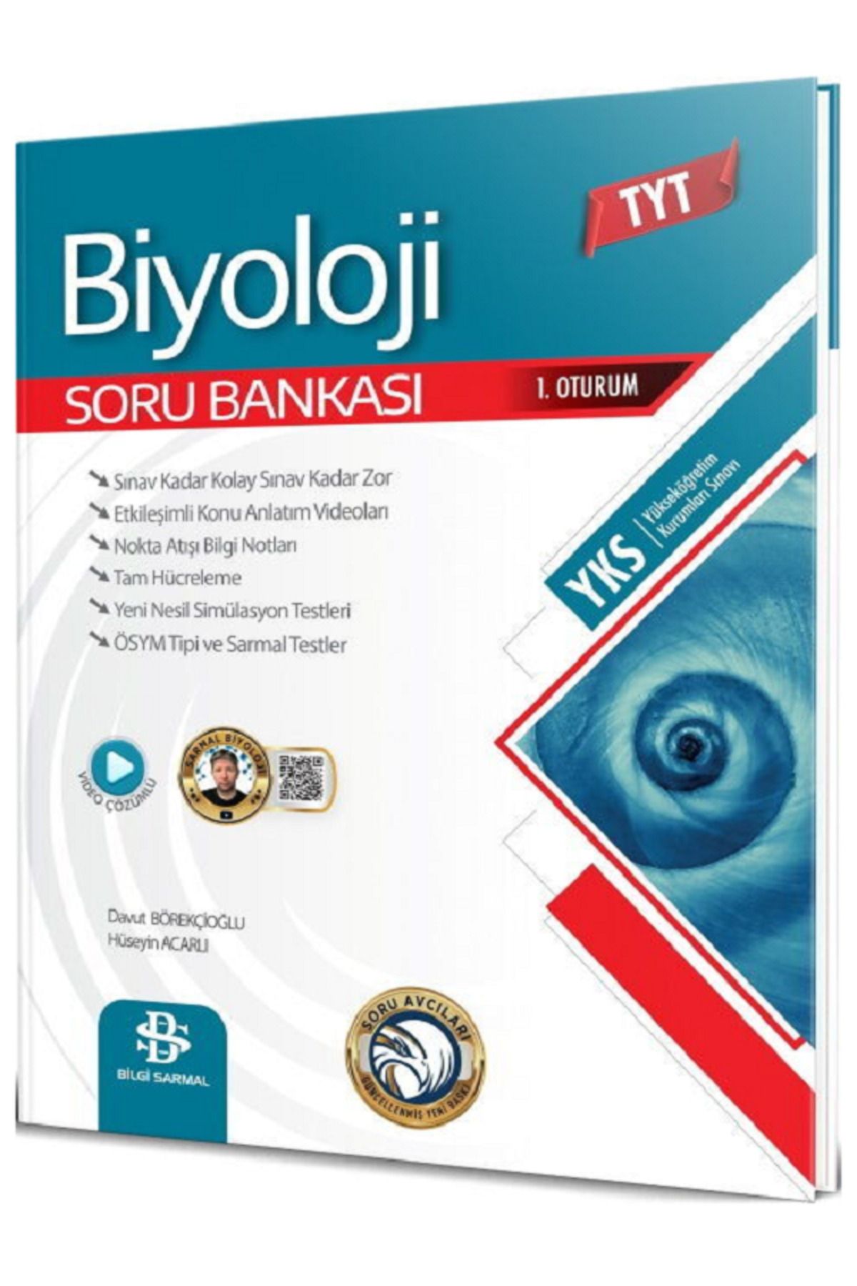 Evrensel İletişim Yayınları Bilgi Sarmal TYT BİYOLOJİ Soru Bankası / ÖSYM Tipi ve Sarmal Testler / Video Çözümlü