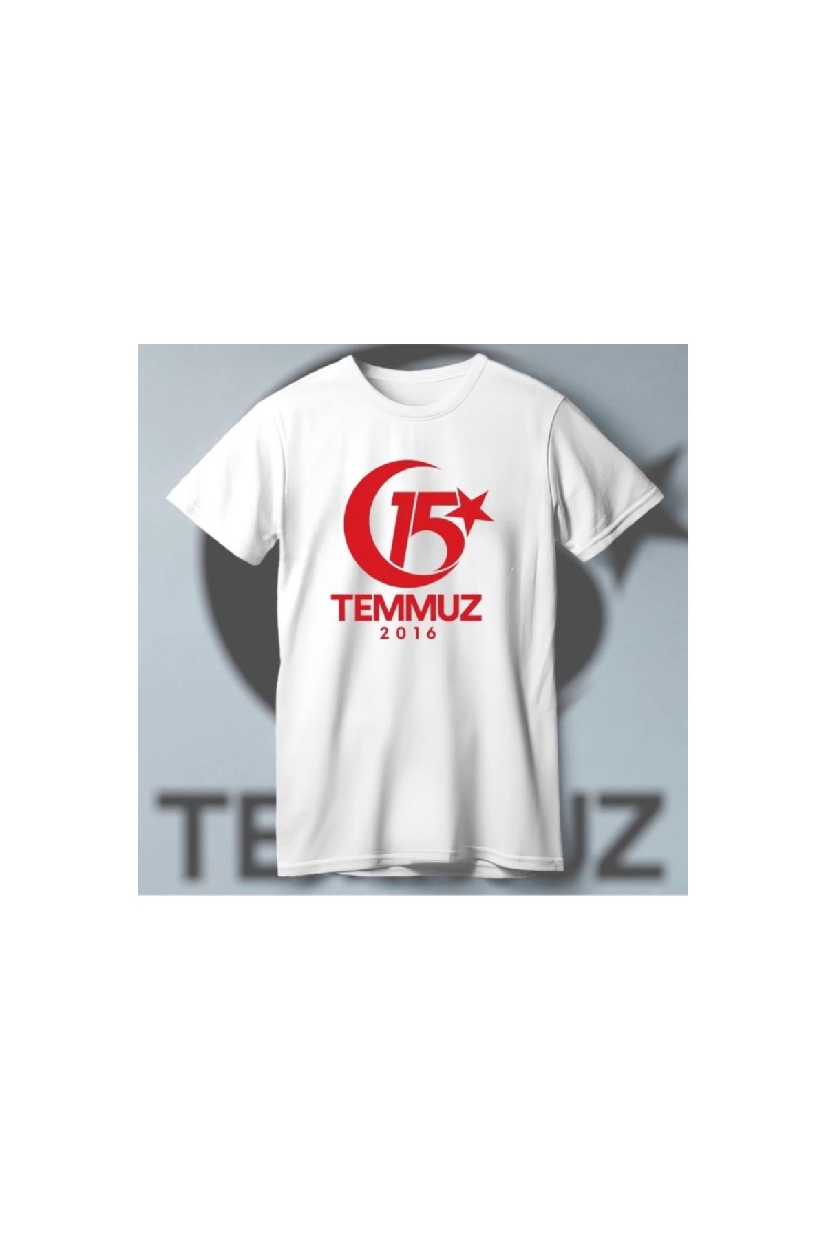 Marsilyan - 15 Temmuza Özel Tasarım 2016 Baskılı Tshirt