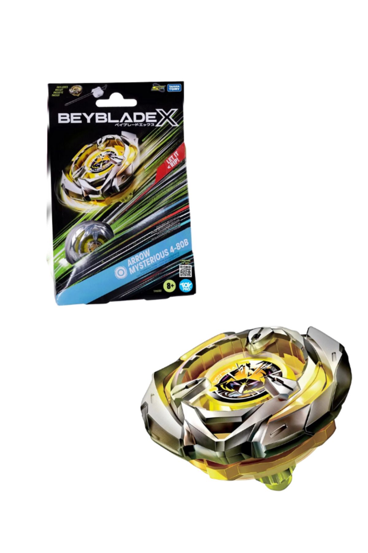 Muhcu Home Tam Set Beyblade - Paket içerisinde 1 Beyblade Top, 1 Fırlatıcı ve 1 Çekme Kordonu Set