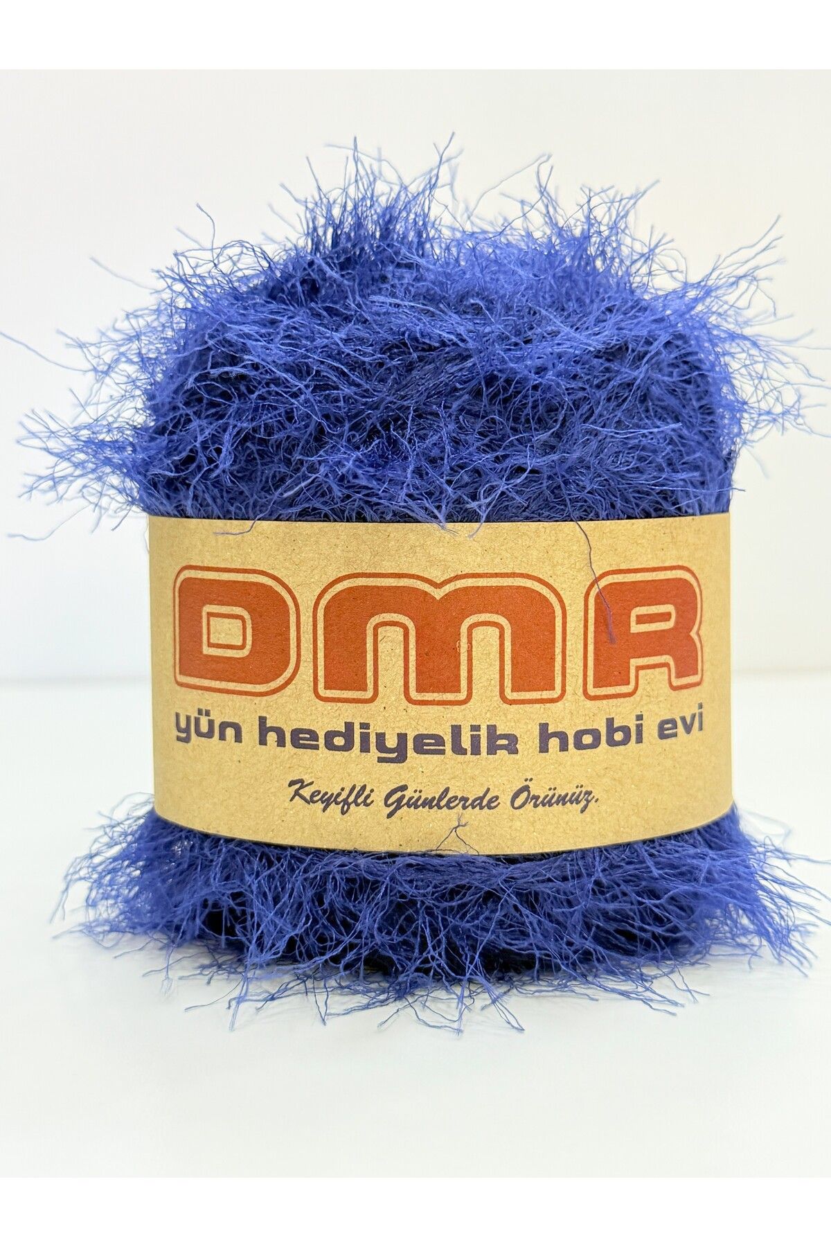 DmrTuhafiye 200gr Tavşan Tüyü (Rabbit-Kürk) El Örgü ipi - Lacivert
