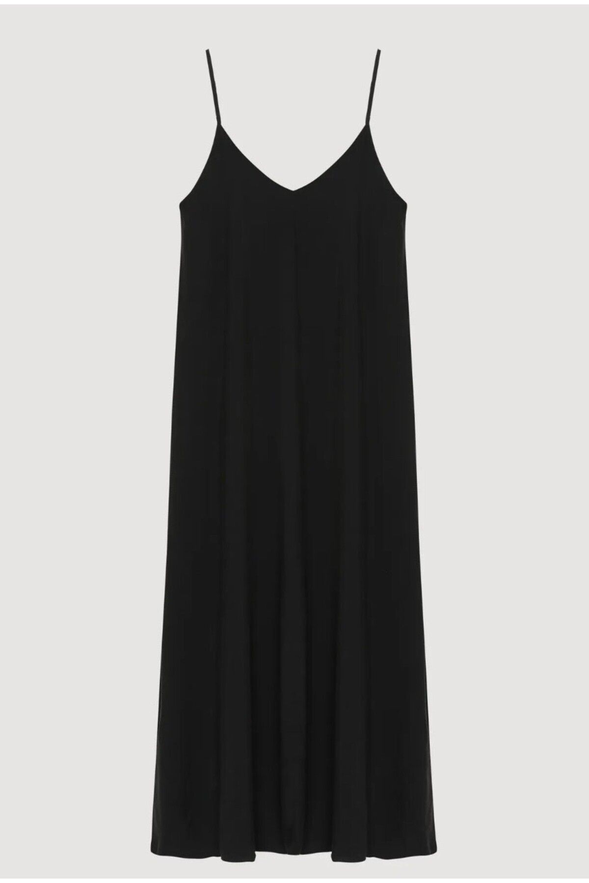 nays butik İp Askılı Modal Elbise
