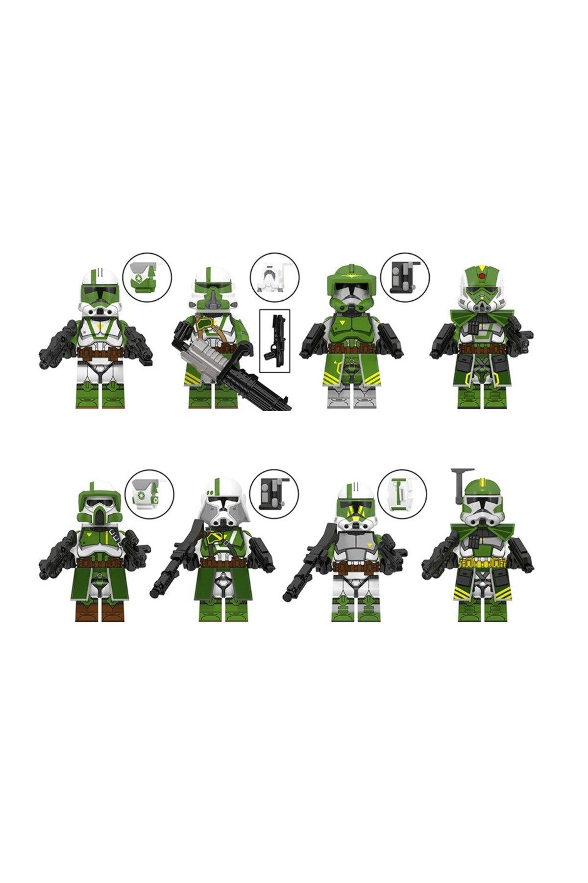 myminitoys SW Mini Figür Doom's Unit askerleri 8li set wm6125