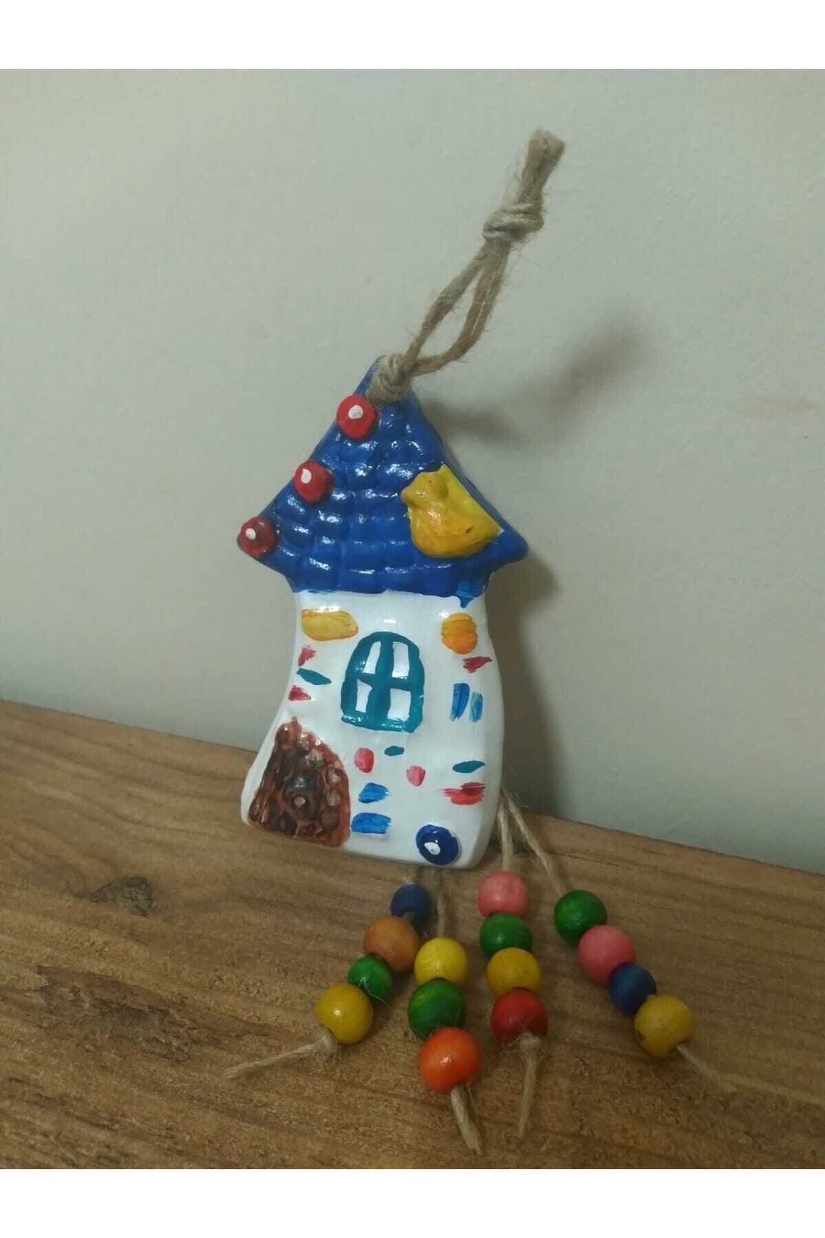 Saatistan Renkli Boncuklu Tekli Duvar Süsü Bahçe ve Balkon Dekorasyonu