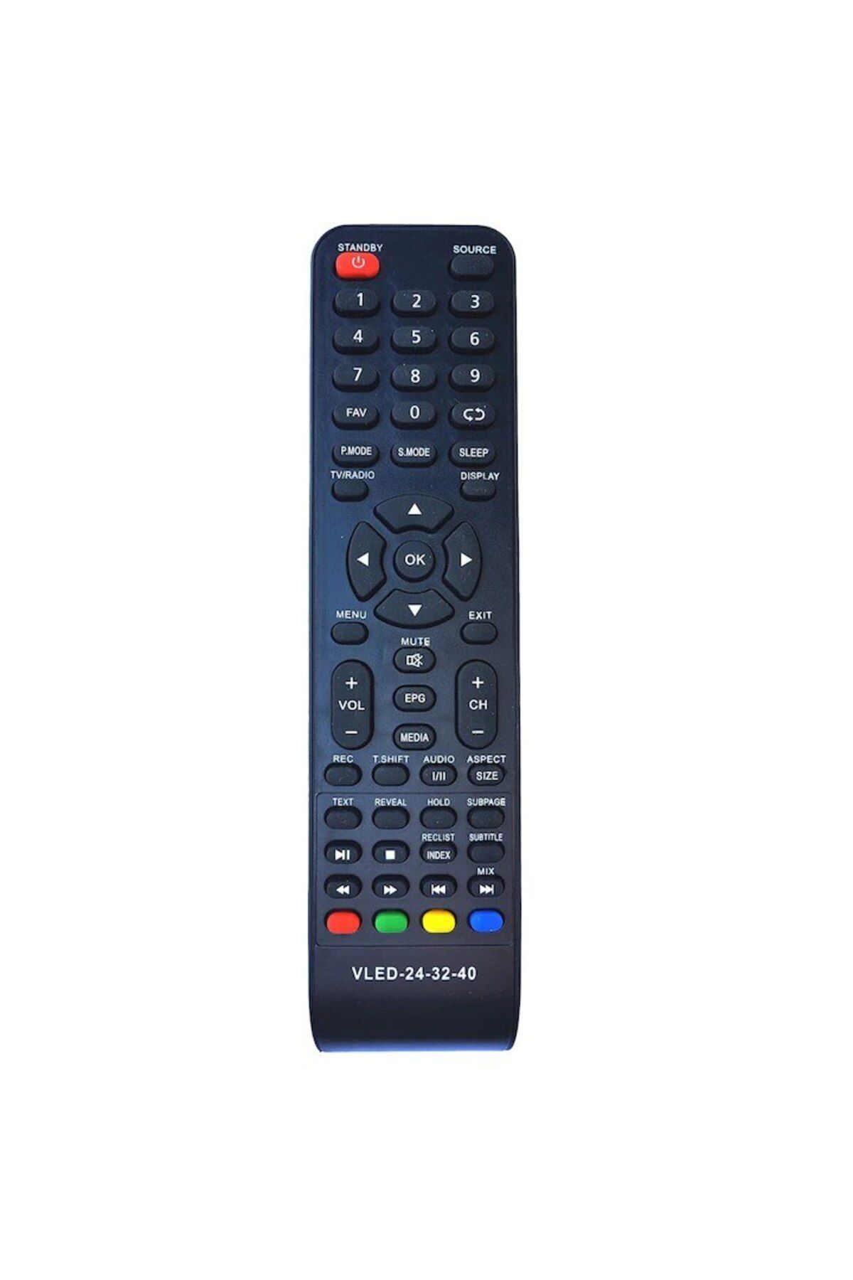 Bogadini-Universal Remote Control Compatible with Vortex Vled 24/32/40 Lcd/led, Identical to the Original 4