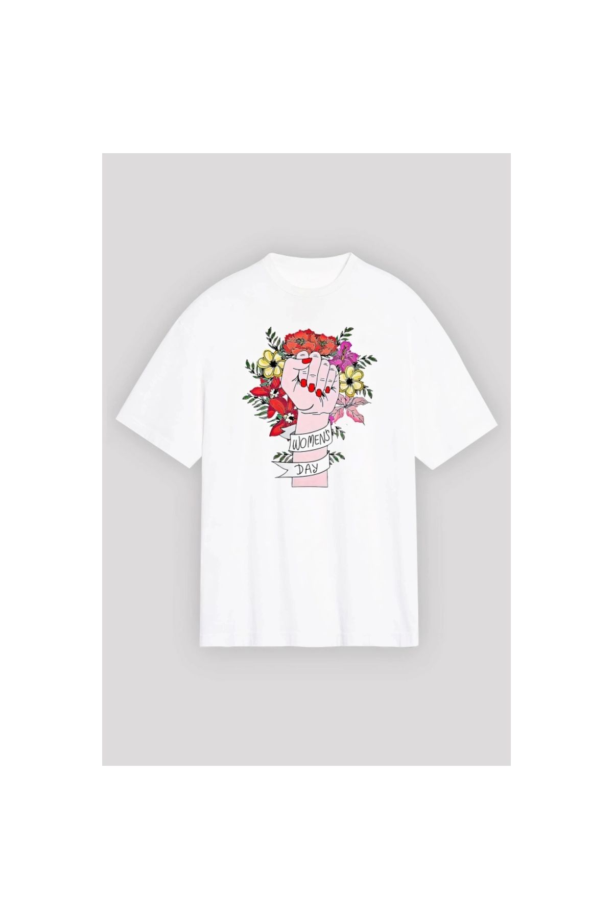 Marsilyan - 8 Mart Dünya Kadınlar Günü İçin Özel Baskılı Tshirt