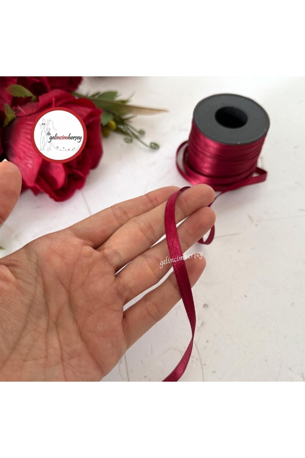 Gelincimherşey Saten İnce Kurdele 6 mm 5 metre