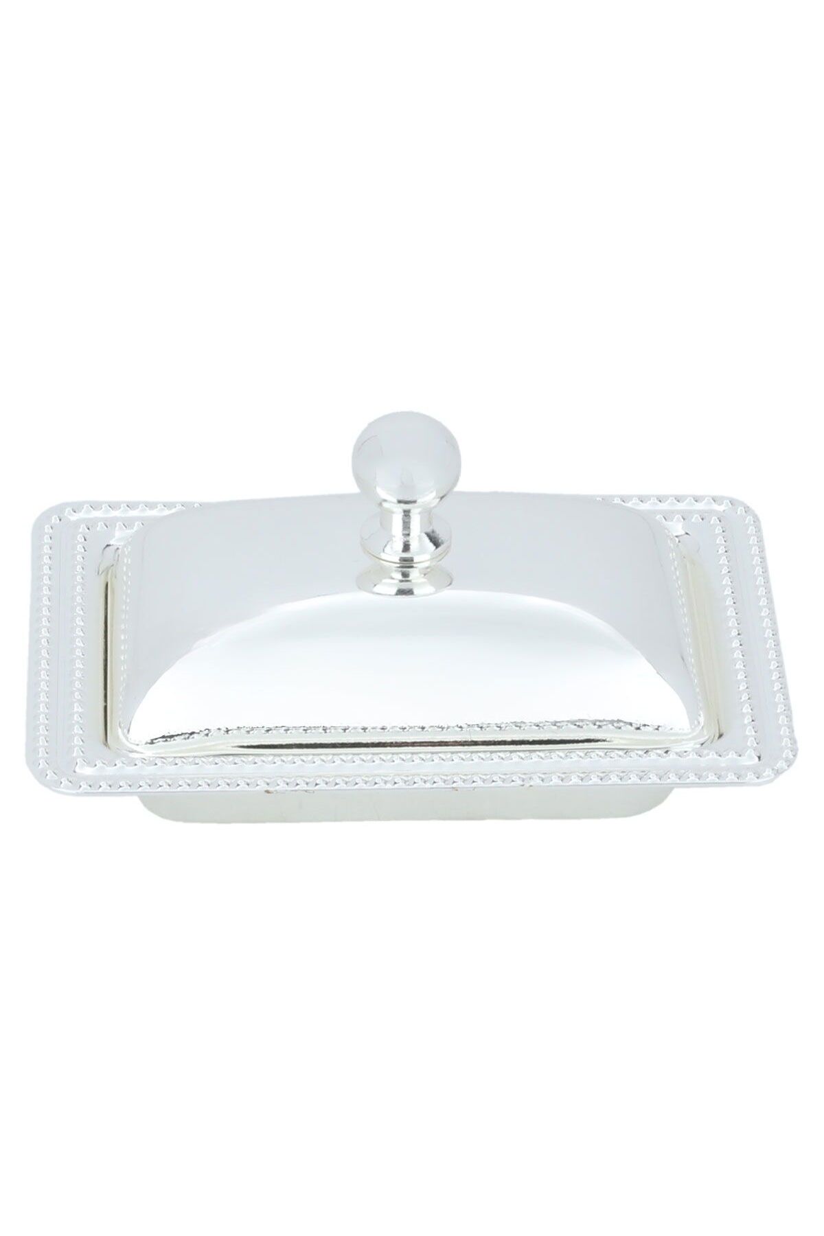 Alsaif Gallery-Tamriyah Stainless Steel Container, Rectangular, with Lid, 12.3 cm - Silver 2