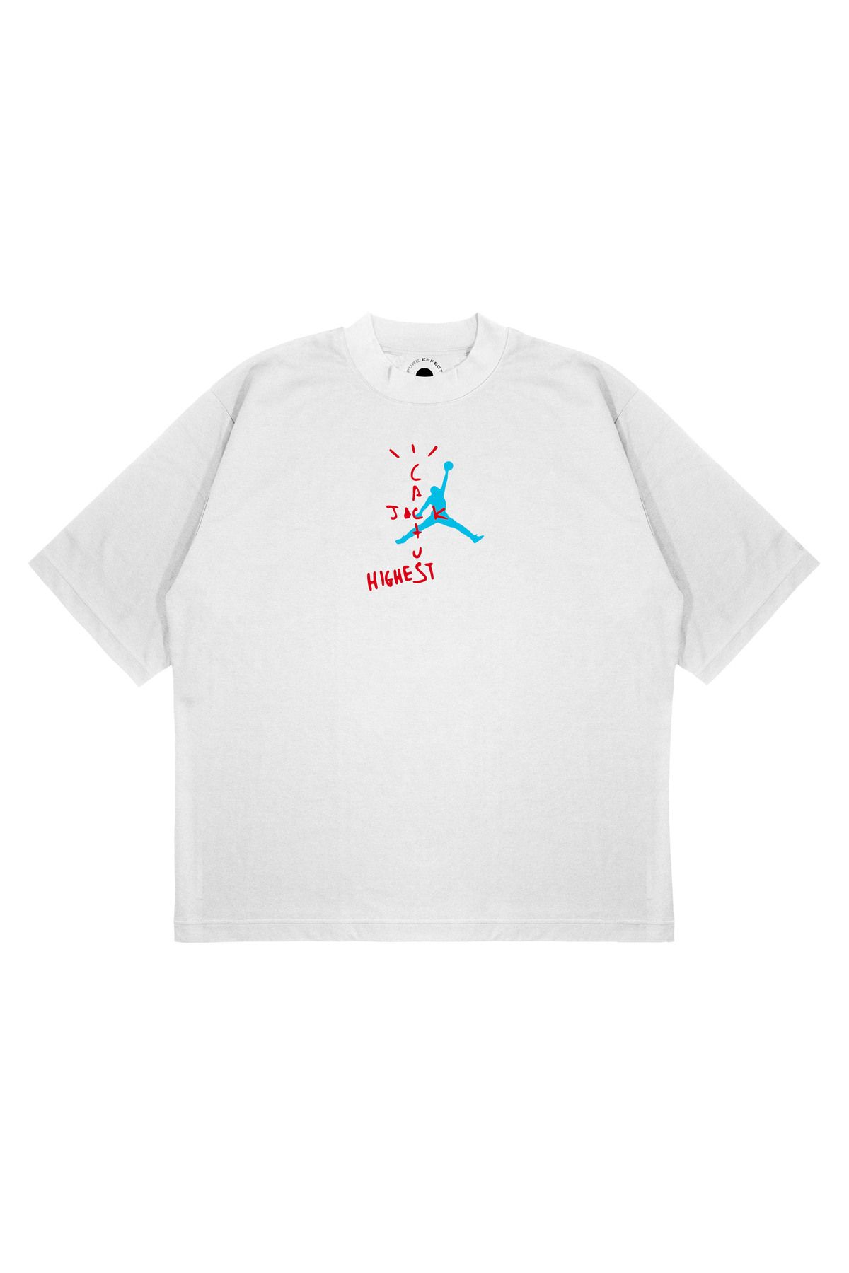 TRAGEDY Unisex Oversize Cacti Travis Highest Baskılı T-shirt