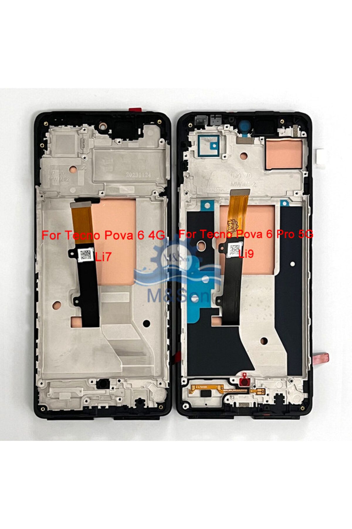 ErCorp Tecno POVA 6 PRO Uyumlu LCD EKRAN FULL ÇITALI ORG