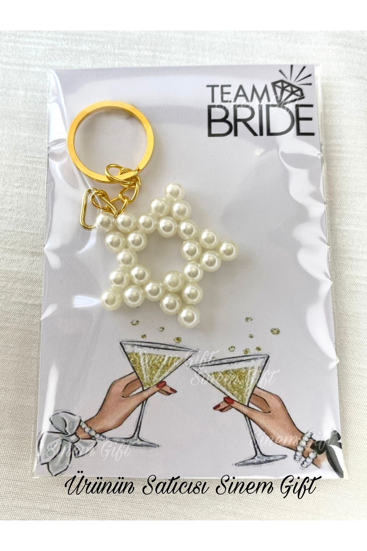 Sinem Gift 20 Adet Bride To Be Hediyelik Yıldız Anahtarlık- Bride To Be Hediyeliği- Bekarlığa Veda