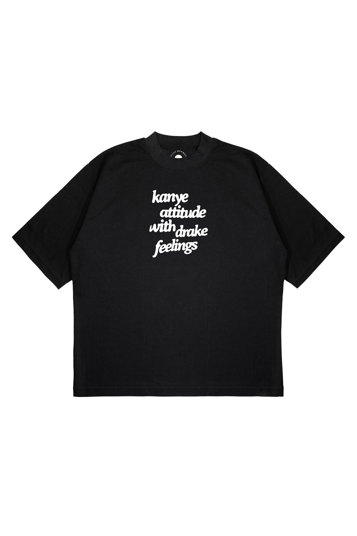 TRAGEDY Unisex Oversize Kanye Attitude With Drake Baskılı T-shirt