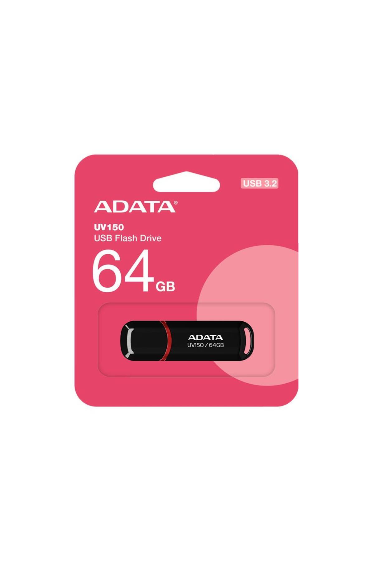 Yerli-Adata 64Gb Usb3.2 Gen1 Black Flash Memory 2