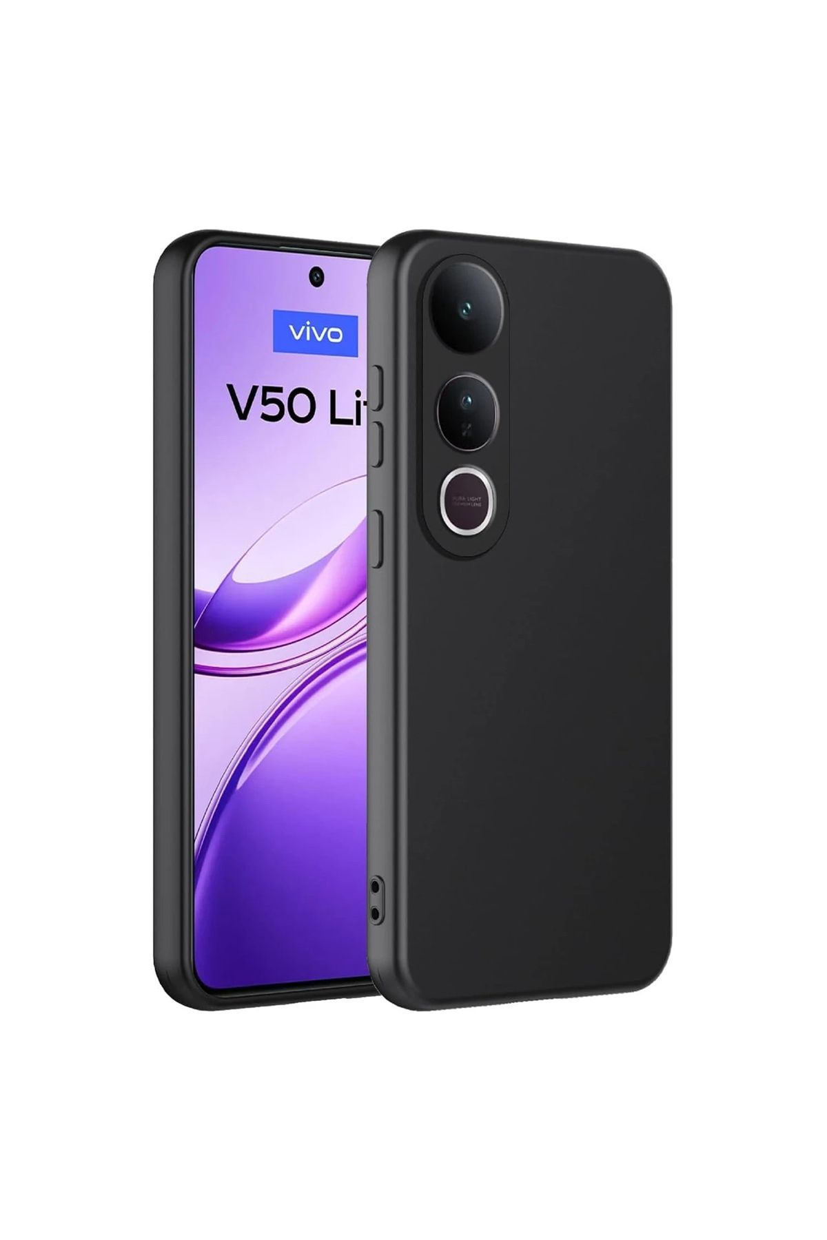 GRABONO Vivo V50 Lite 4G Kılıf Kamera Korumalıdır Kadifemsi İç Kaplama Mat Premium Seri