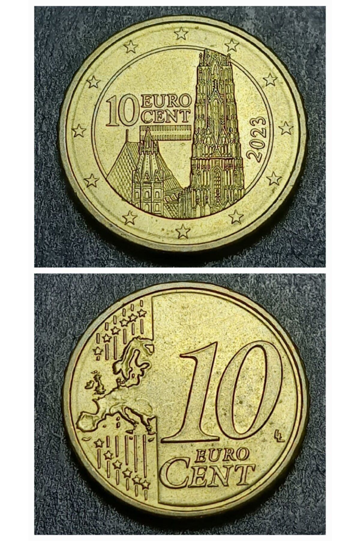 escoines koleksiyon 399636856b4fc0c00a 2023 Hatıra 10Euro Cent Eski Yabancı Madeni Para