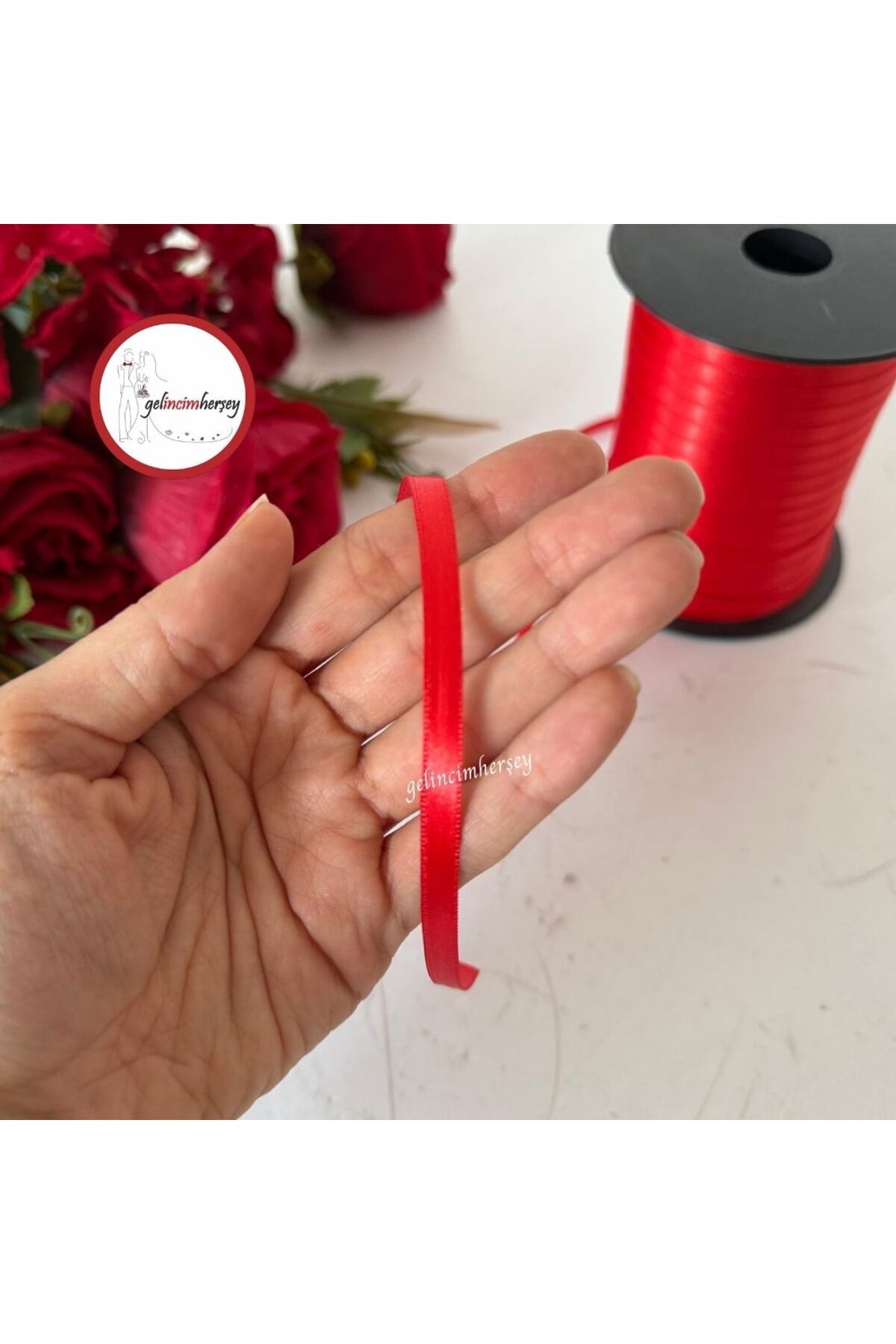 Gelincimherşey Saten İnce Kurdele 6 mm 5 metre