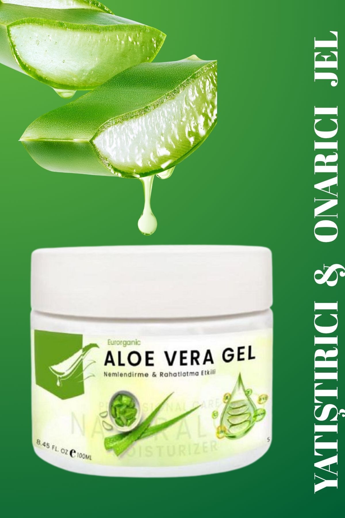 XSECRET Eurorganic Aloe Vera Jel Yatıştırıcı ve Onarıcı 100 ML