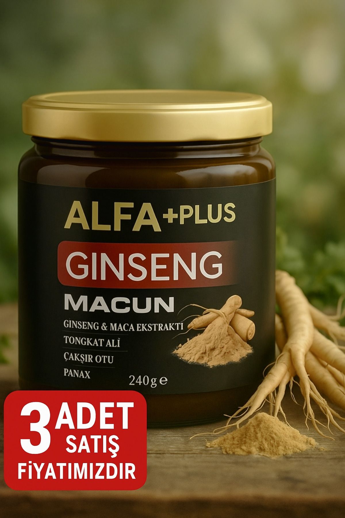 Alfa +PLUS 240g NATURAL | BİTKİSEL ÖZEL KARIŞIM