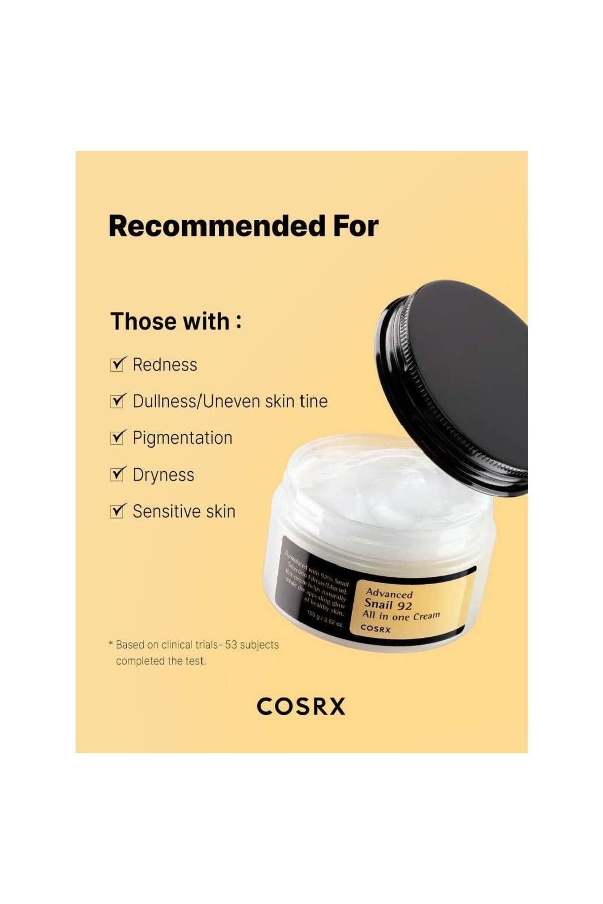 Cosrx-Advanced Snail 92 All-In-One Cream 100g 5
