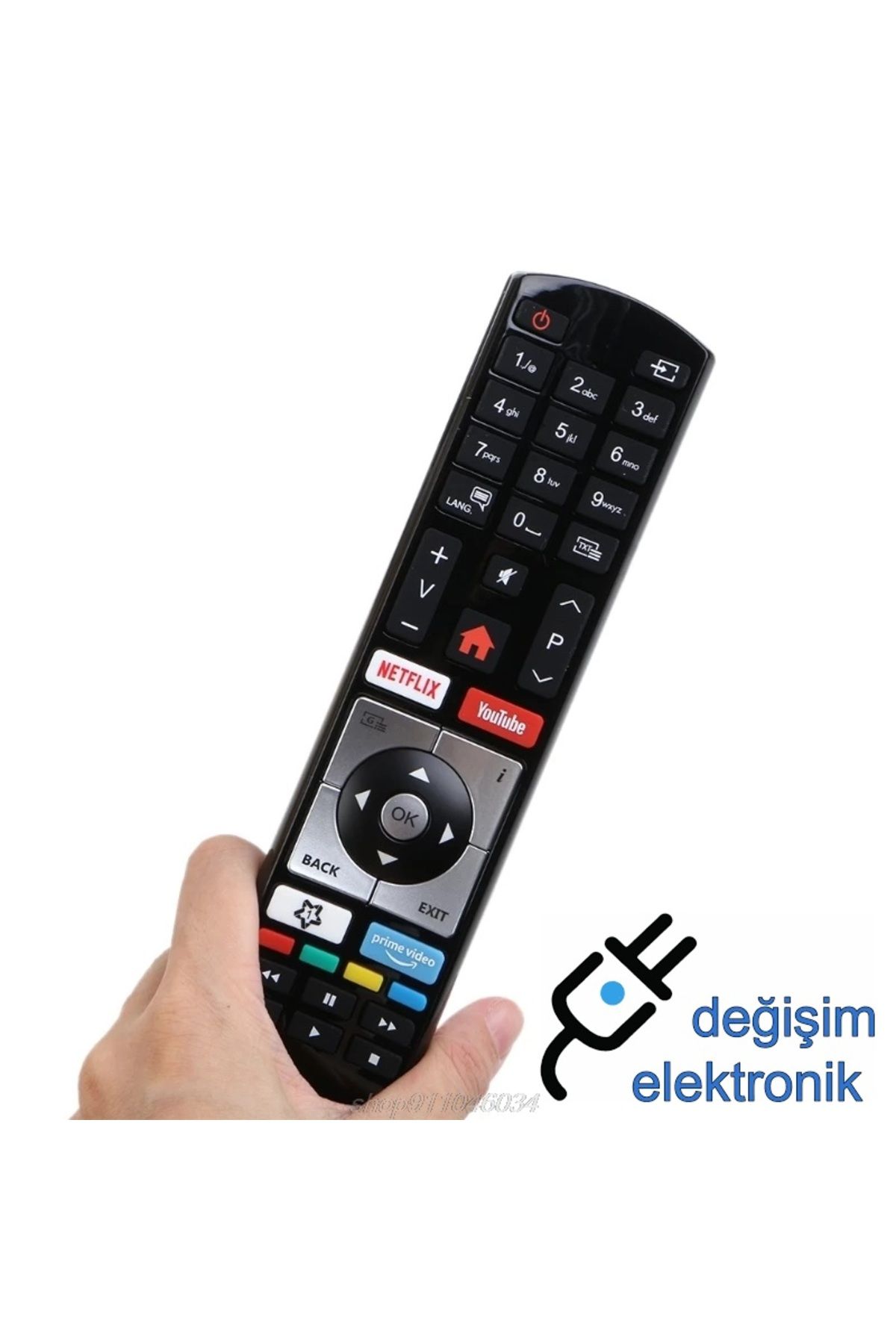 tteknolojik Finlux Src-4313 Rc4318p Smart Led Tv Kumandası