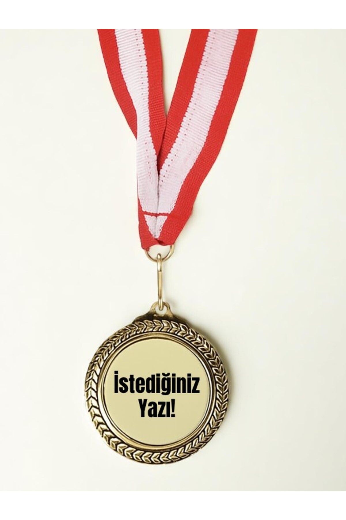 lili hediyelik İstediğiniz Yazı Baskılı 5 Adet Ödül Şampiyonluk Turnuva Madalyası