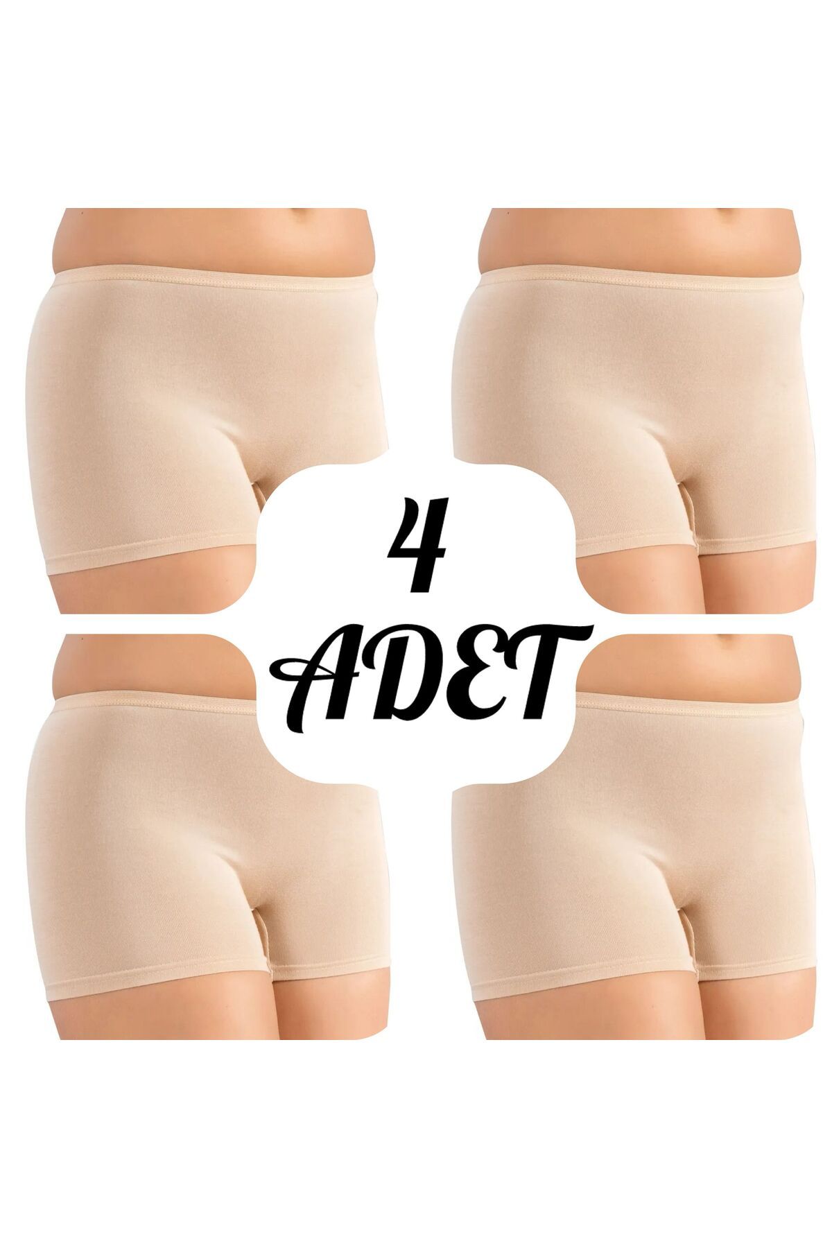 Özten 4'Lü Paket Lüks Modal Kadın Boxer OZT4251