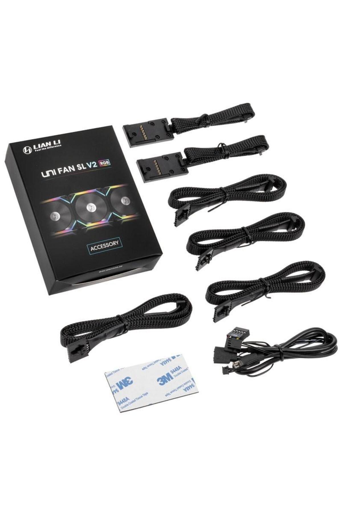Lian Li-Lian Li UNI HUB SLV2 Controller Fan Hub, Up to 16 Fans (Black) 1