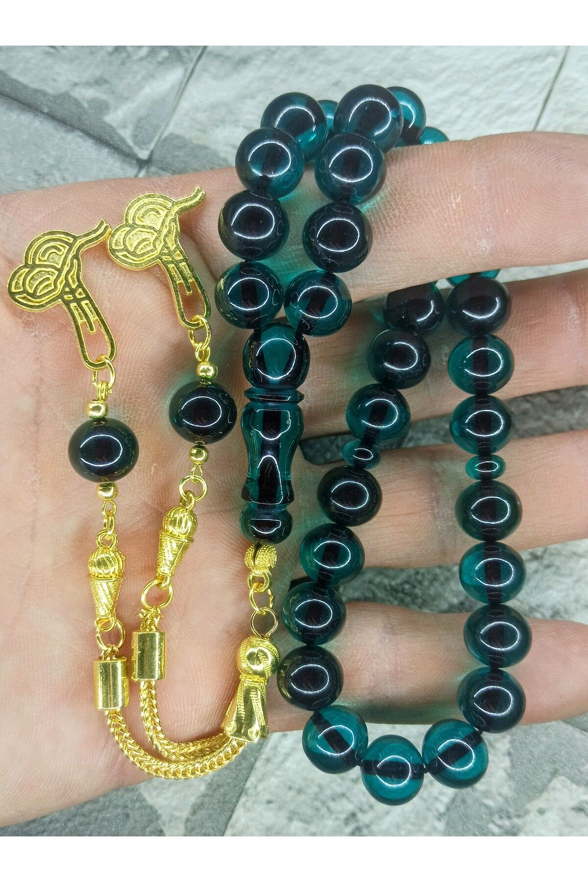 Tasarım Ateş Kehribar Tesbih A Kalite