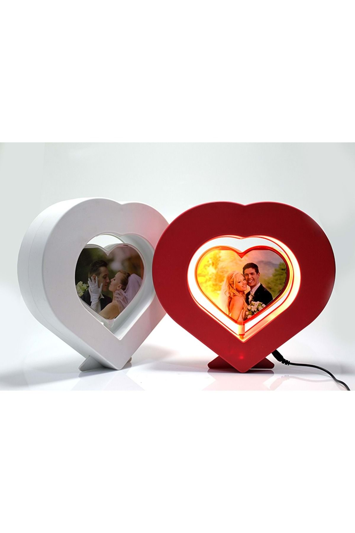 Store Ledli Kalpli Çerceve 22*23 cm