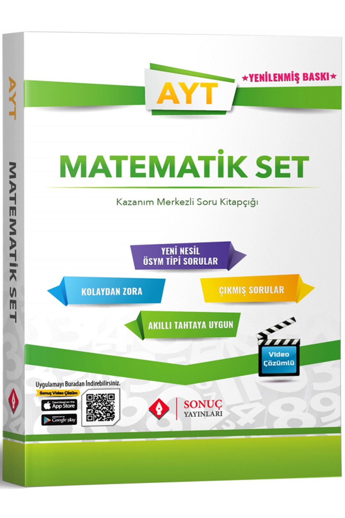 Evrensel İletişim Yayınları Sonuç Yayınları Ayt Matematik Modüler Set / Yeni Nesil ÖSYM Tipi Soru - Kolaydan Zora /Video Çözümlü