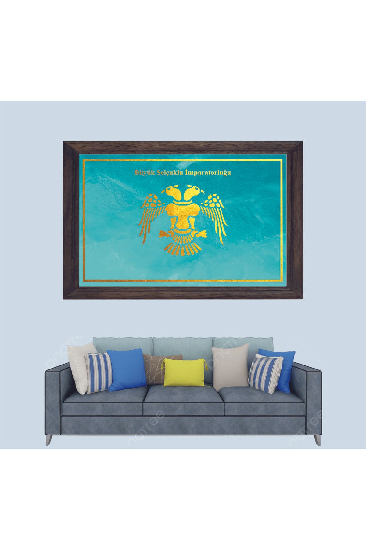 Lioncraft Büyük Selçuklu İmparatorluğu Çerçeveli Duvar Tablosu 30x45 cm