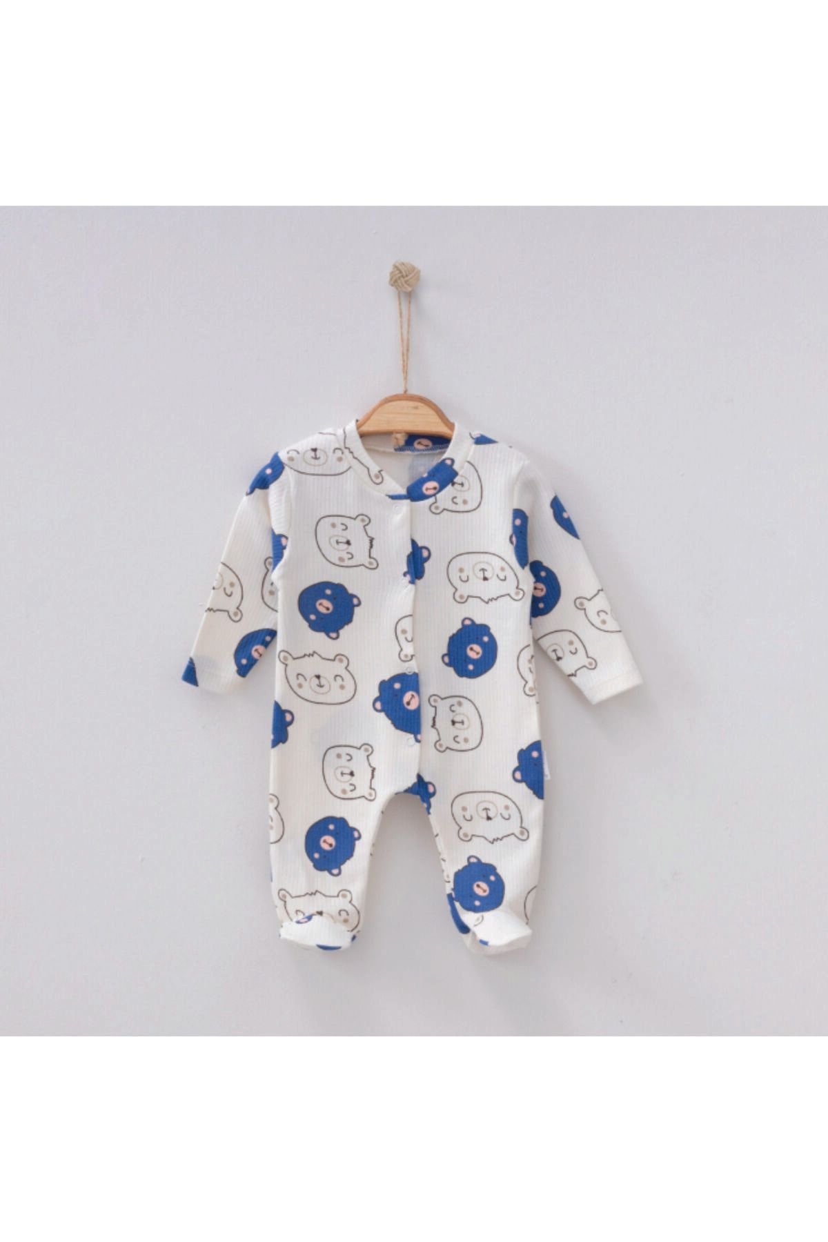 Nayinom Sevimli Ayıcık Baskılı Unisex Tulum