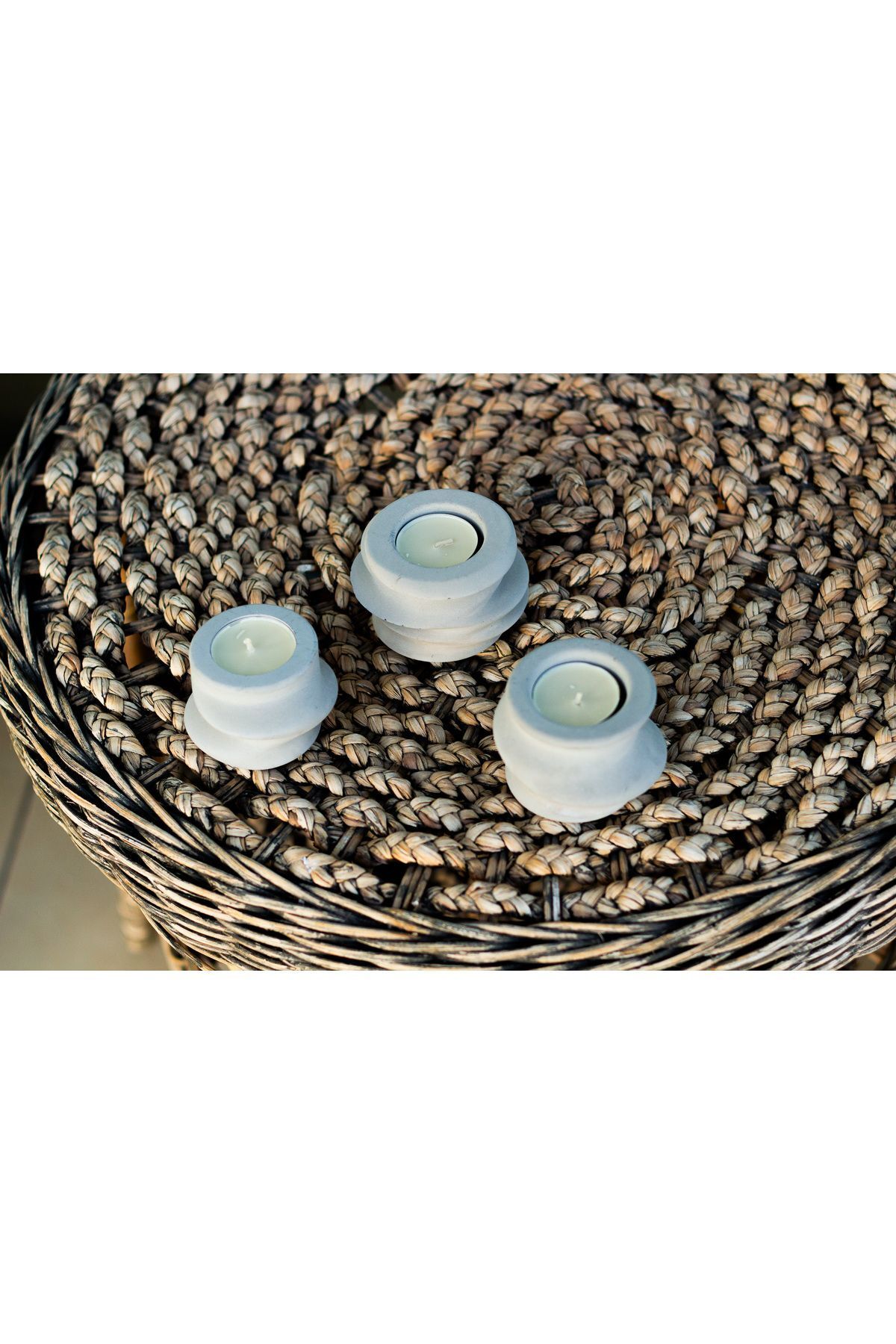Saatistan Açık gri spiral 3'lü set, şık ve kullanışlı tasarım