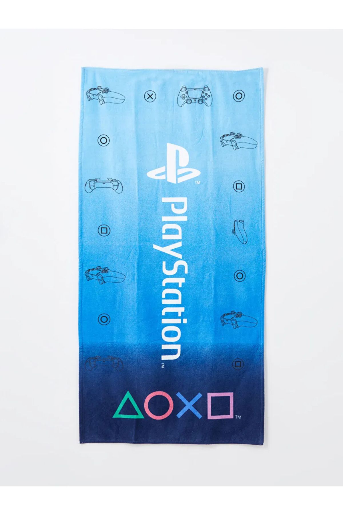 LC Waikiki LCW ACCESSORIES Mavi Playstation Baskılı Erkek Çocuk Plaj Havlusu