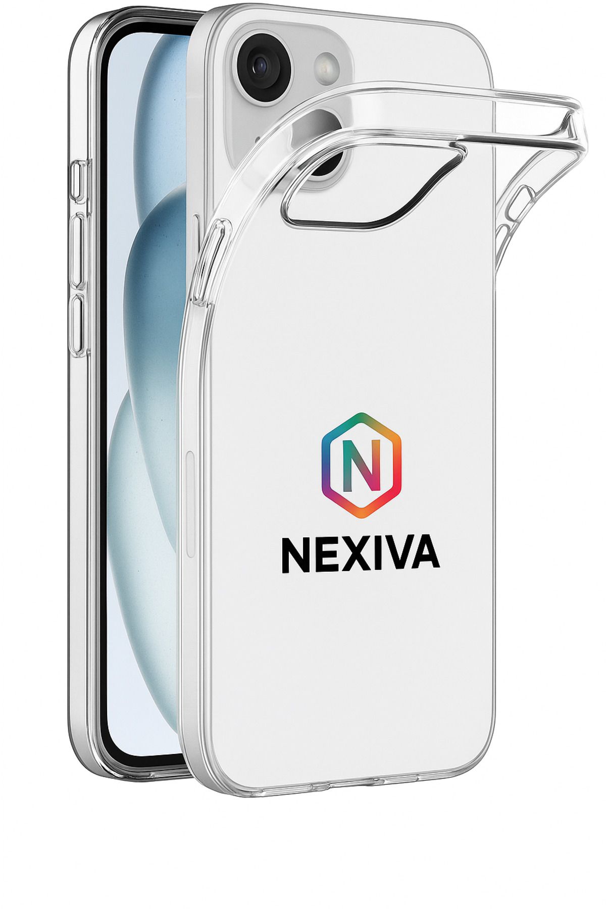 nexiva İphone 14 Sert Seffaf Mika Kılıf