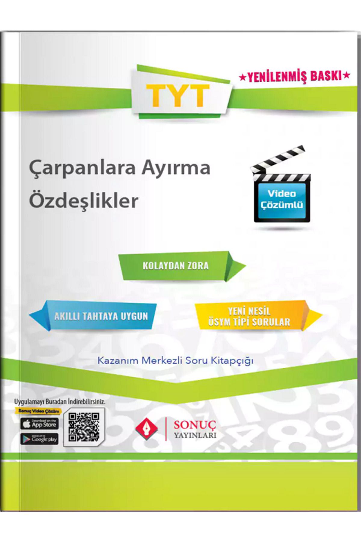 Evrensel İletişim Yayınları Sonuç Yayınları TYT Çarpanlara Ayırma Özdeşlikler Fasikülü / Yeni Nesil ÖSYM Tipi / Video Çözümlü