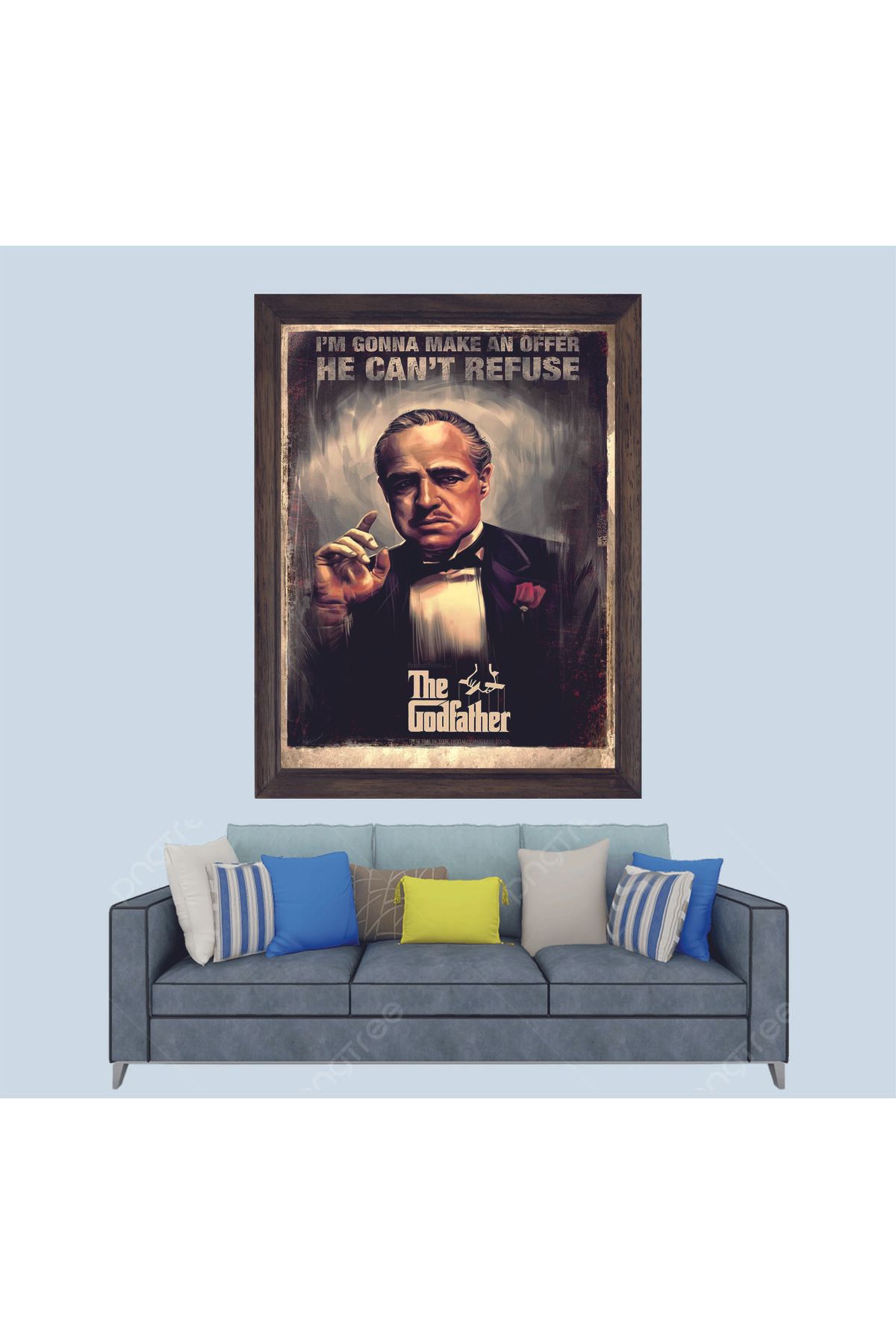 Lioncraft The Godfather Çerçeveli Duvar Tablosu 20x30 cm