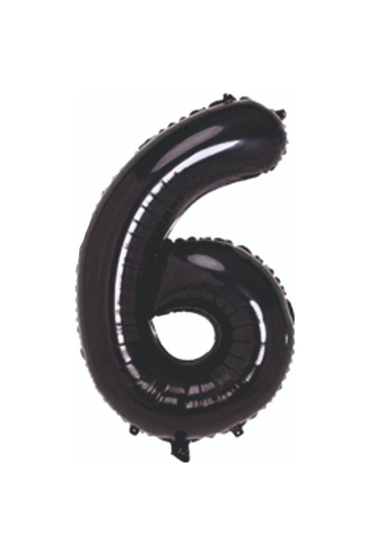 PARTİMİO PARTİ MALZEMELERİ Rakam Folyo Balon Siyah Renk 34'' (76cm)
