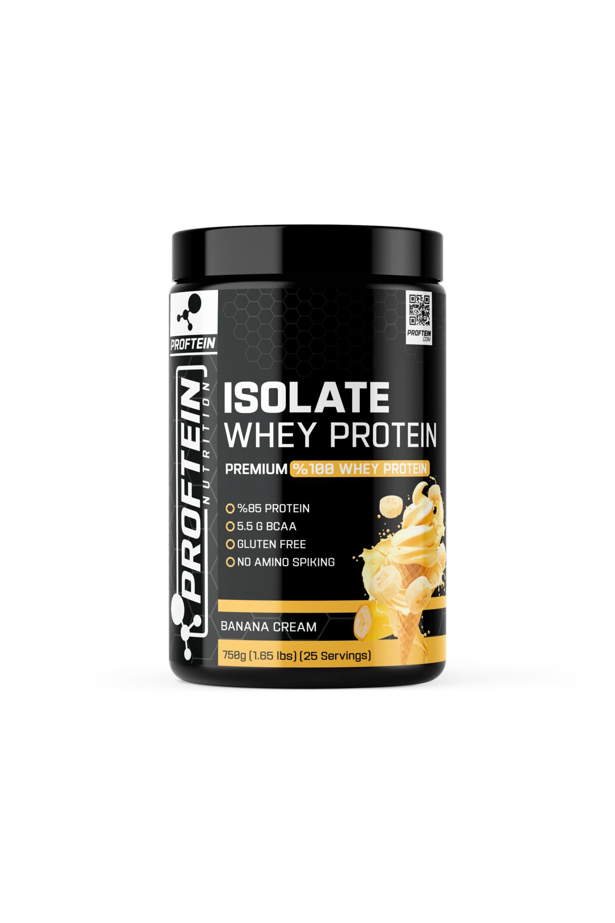 Proftein Nutrition Whey Isolate 750g 25 Servis Muz aromalı