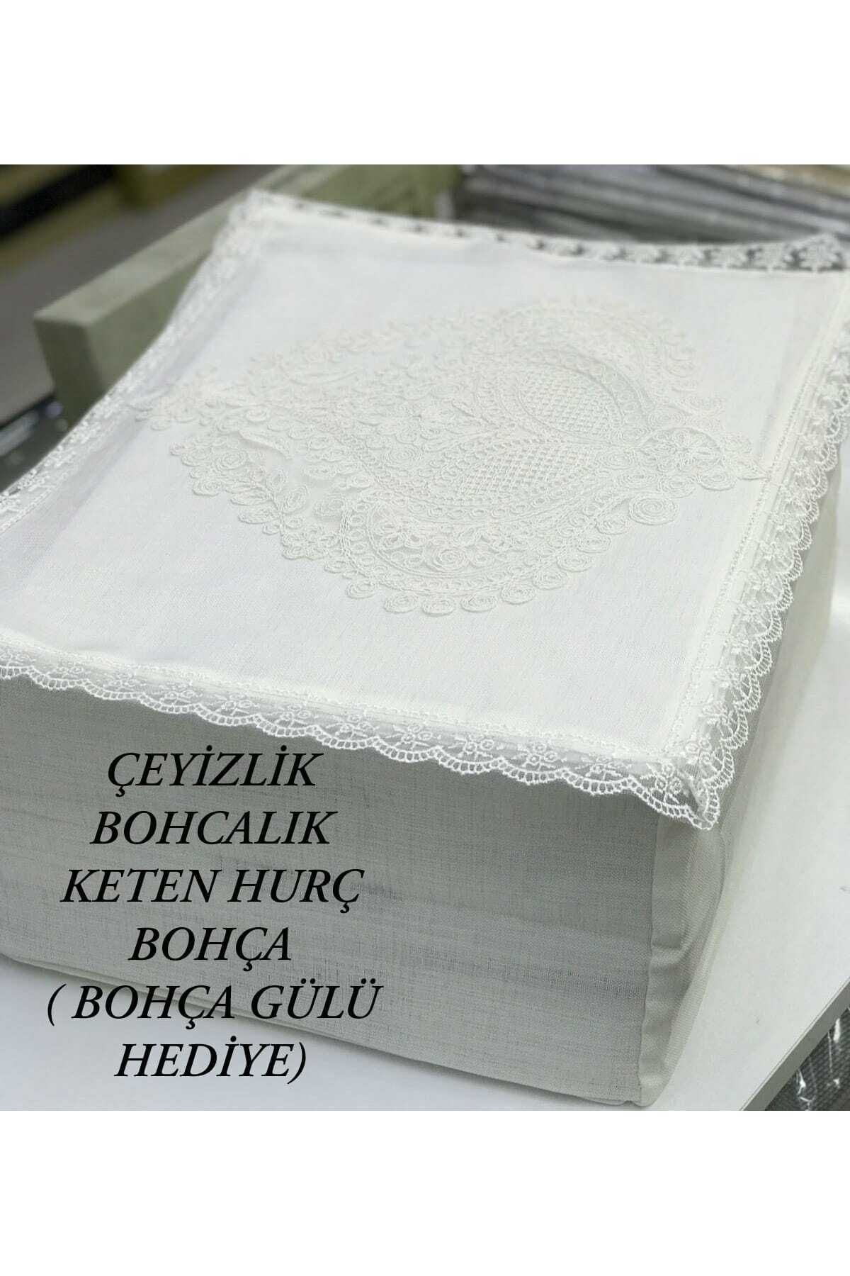 teknotrust Keten şal desenli fermuarlı hurç bohça, özel tasarım, şık ve kullanışlı ürün.
