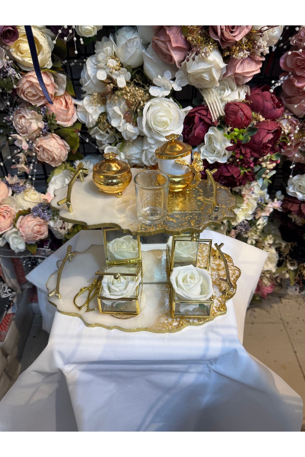 shop Söz Tepsisi Nişan Tepsisi Yüzük Tepsisi Kız İsteme Tepsisi Makas Yüzüklük Damat Kahvesi Kadehi