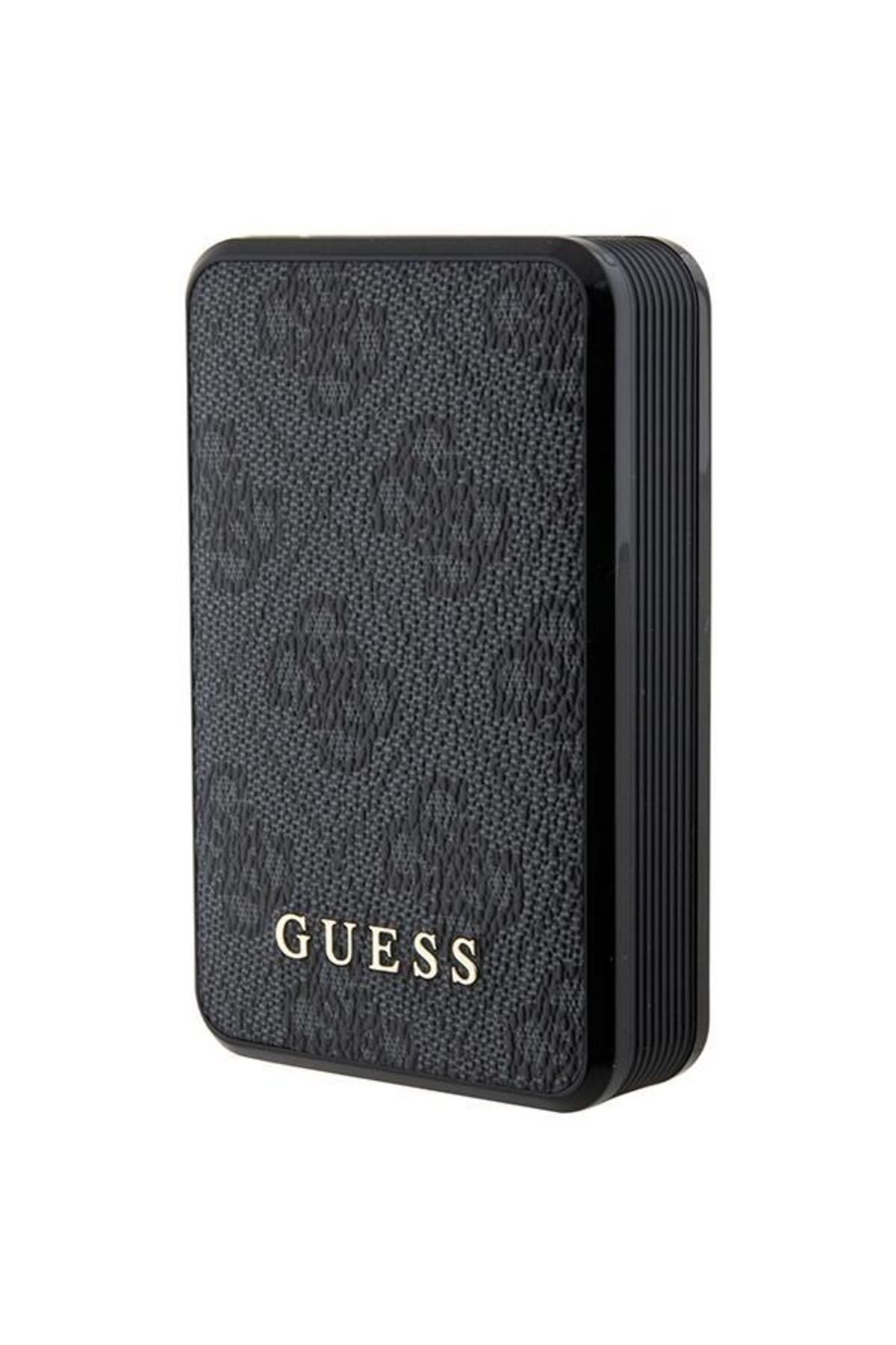 Guess-Acumulator extern Guess, 10000mAh, 18W, QC, 1xUSB, 1xUSB-C, 1xMicroUSB, Indicator baterie (Negru) 2