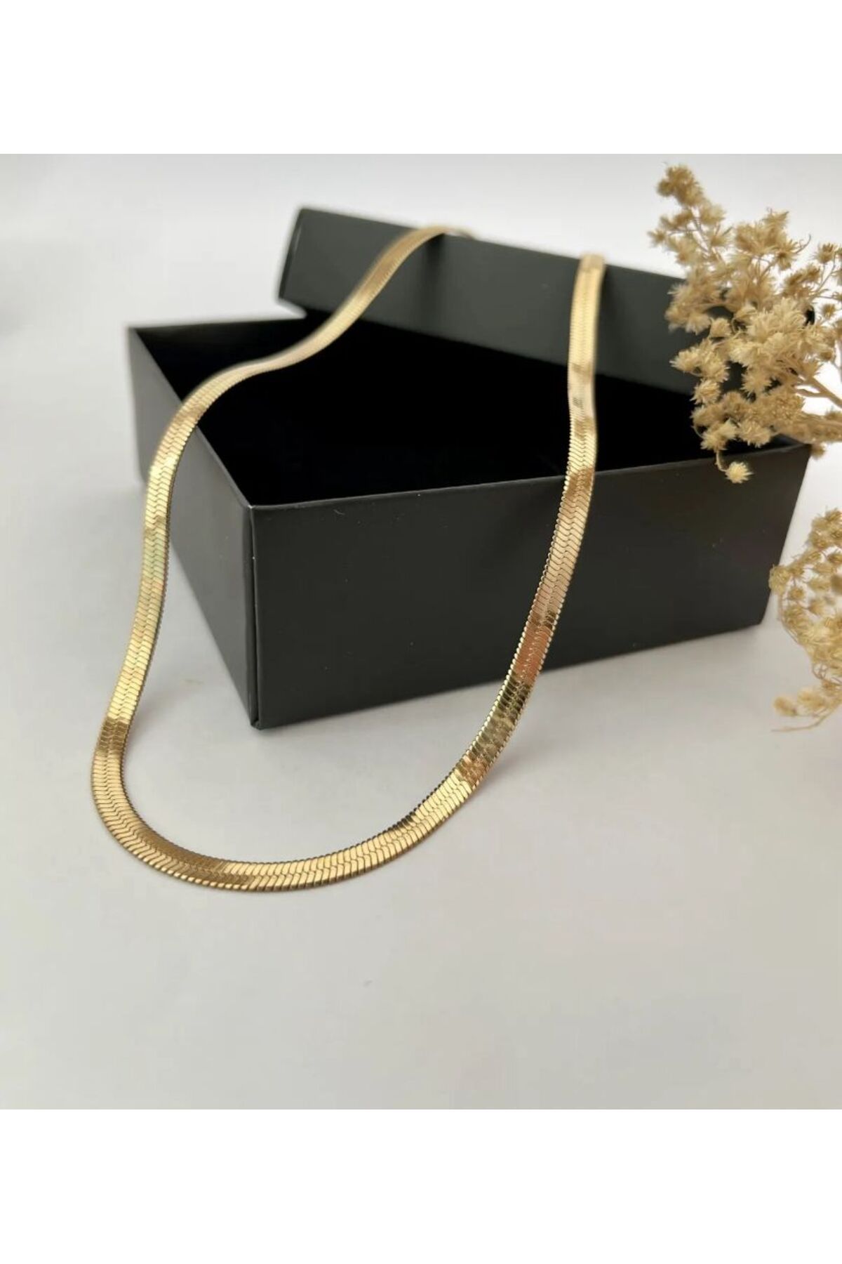 hy collection GOLD RENK İTALYAN ZİNCİR ÇELİK KOLYE