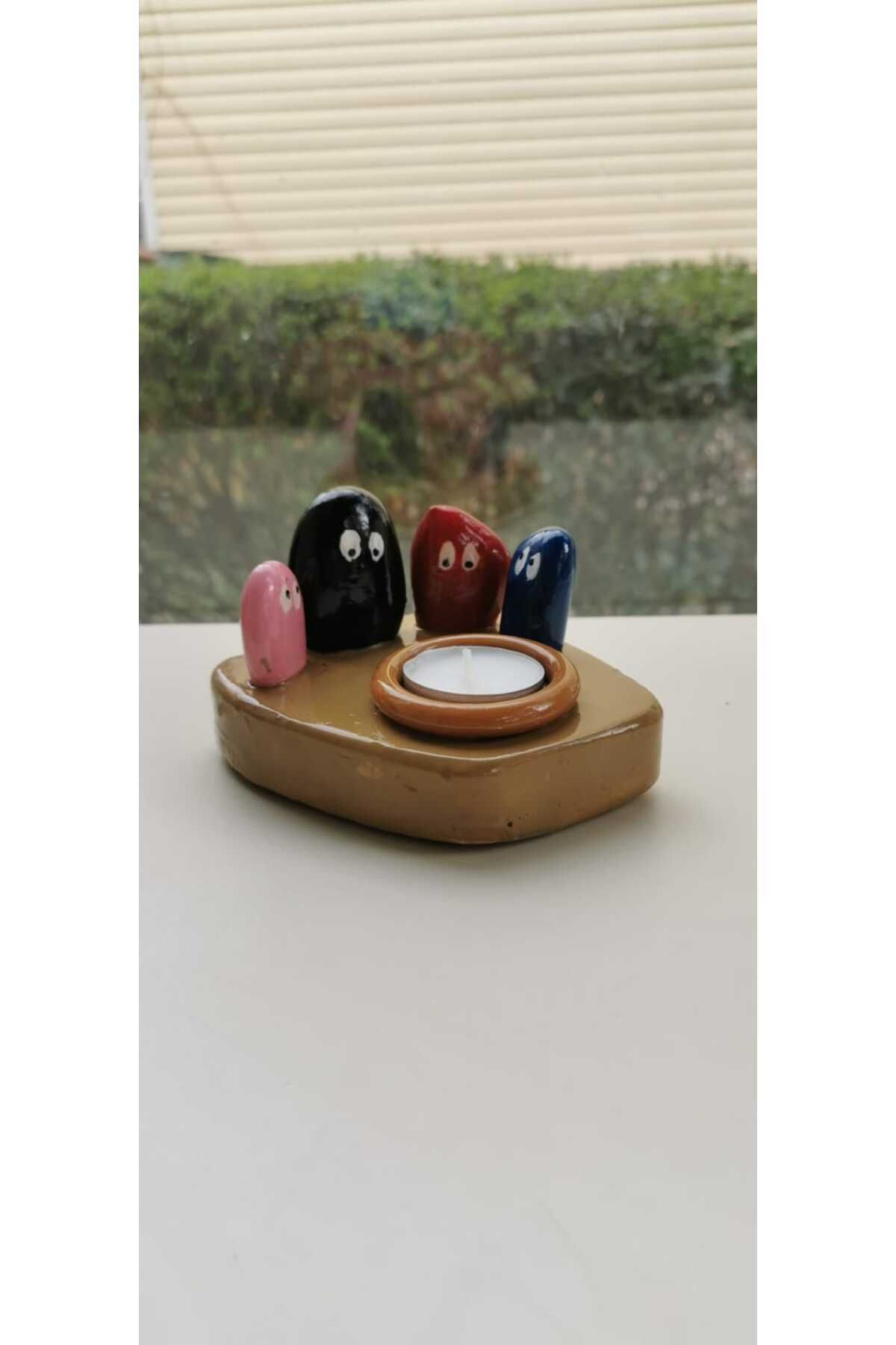Saatistan Sevimli Kahverengi Tealight Mumluk, Sıcak ve Şık Dekorasyon için Ideal