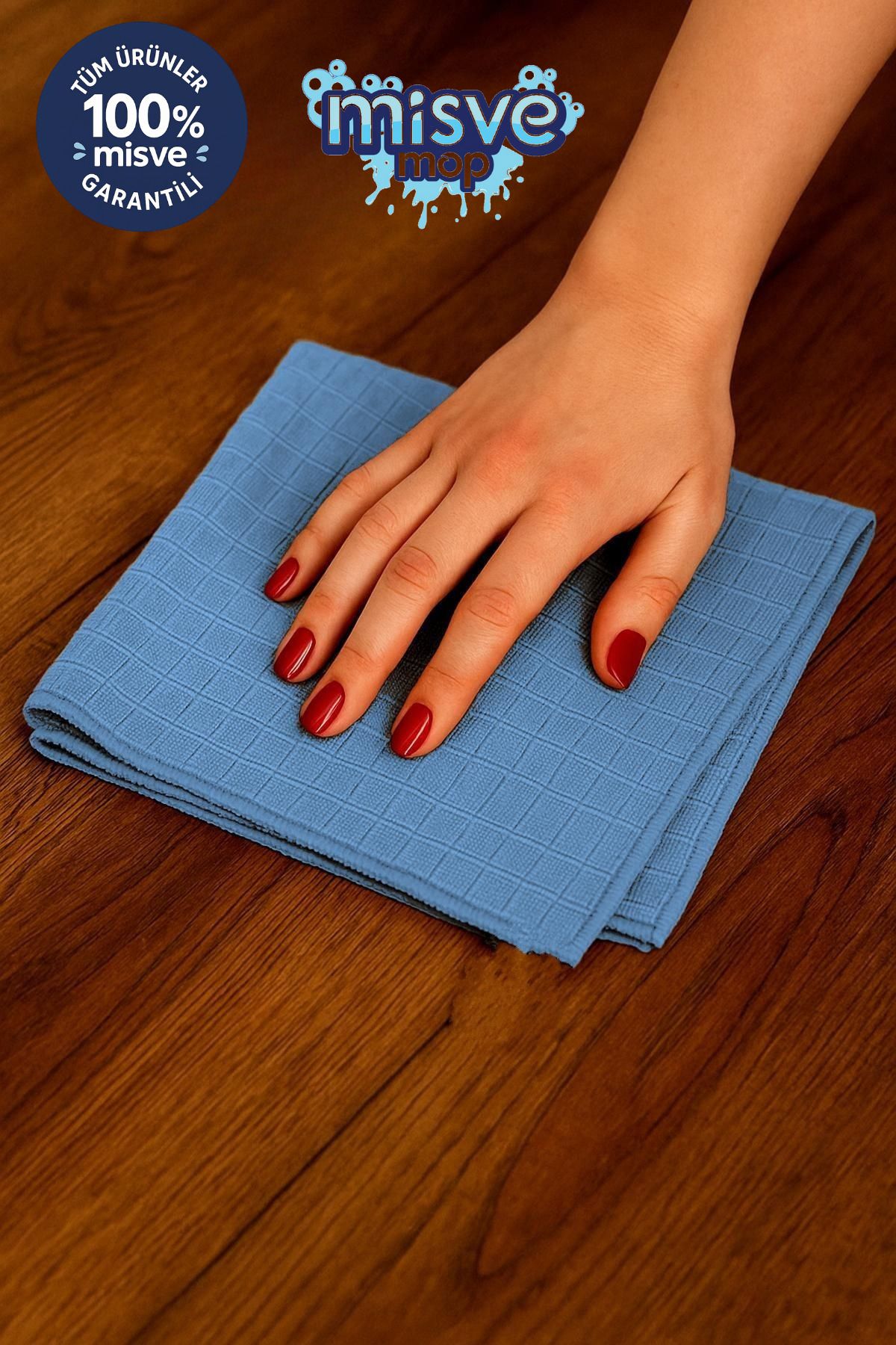 Misvele MisveClean ( 1 Adet ) Sıkılması En Rahat Büyük Boy Yer Bezi 50*70 Cm