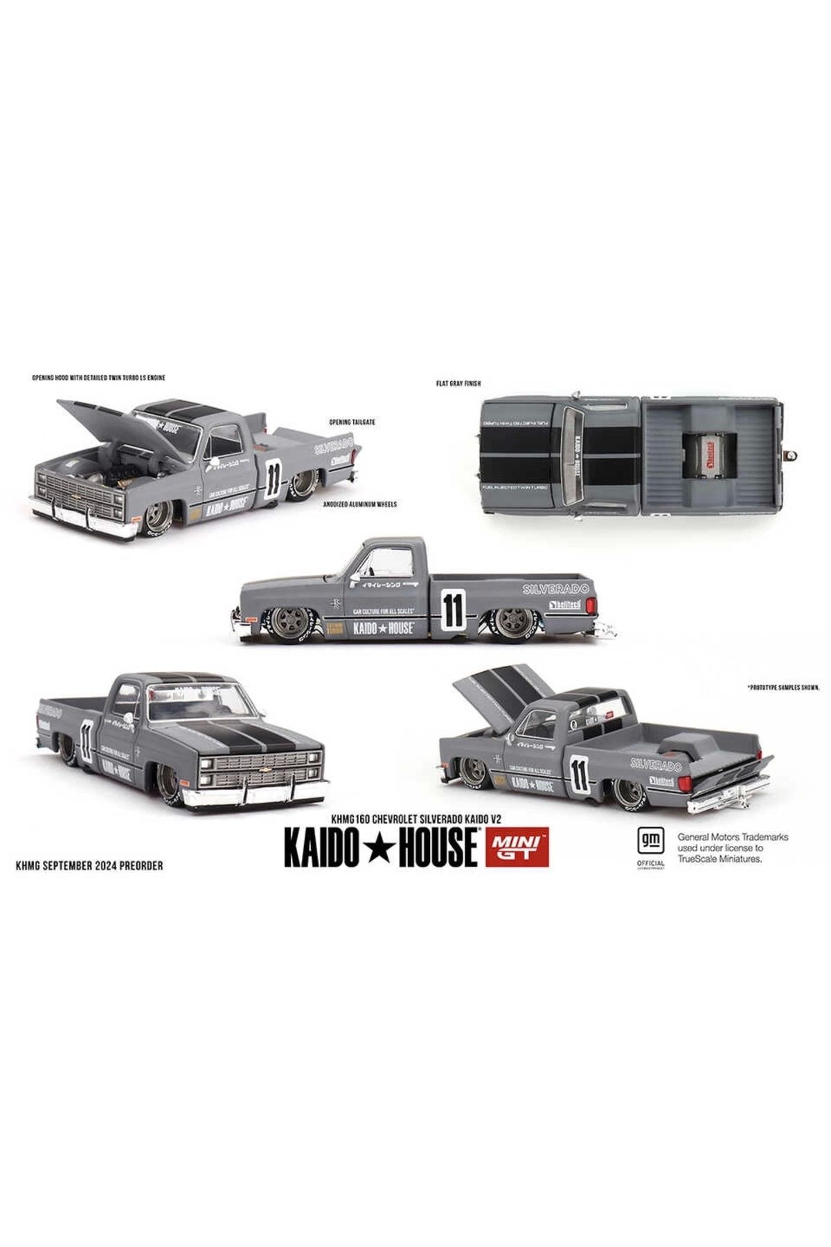 mini gt 1/64 [kaidohouse X Minigt] Chevrolet Silverado Kaıdo V2