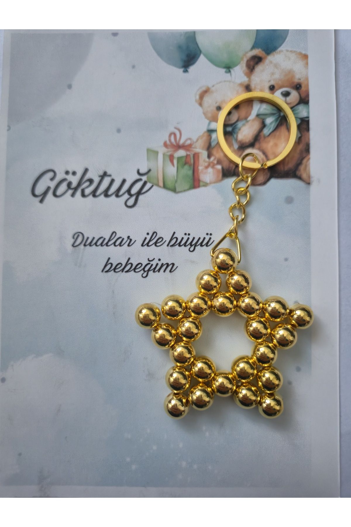 Soffi Yıldız anahtarlık sarı 25 adet