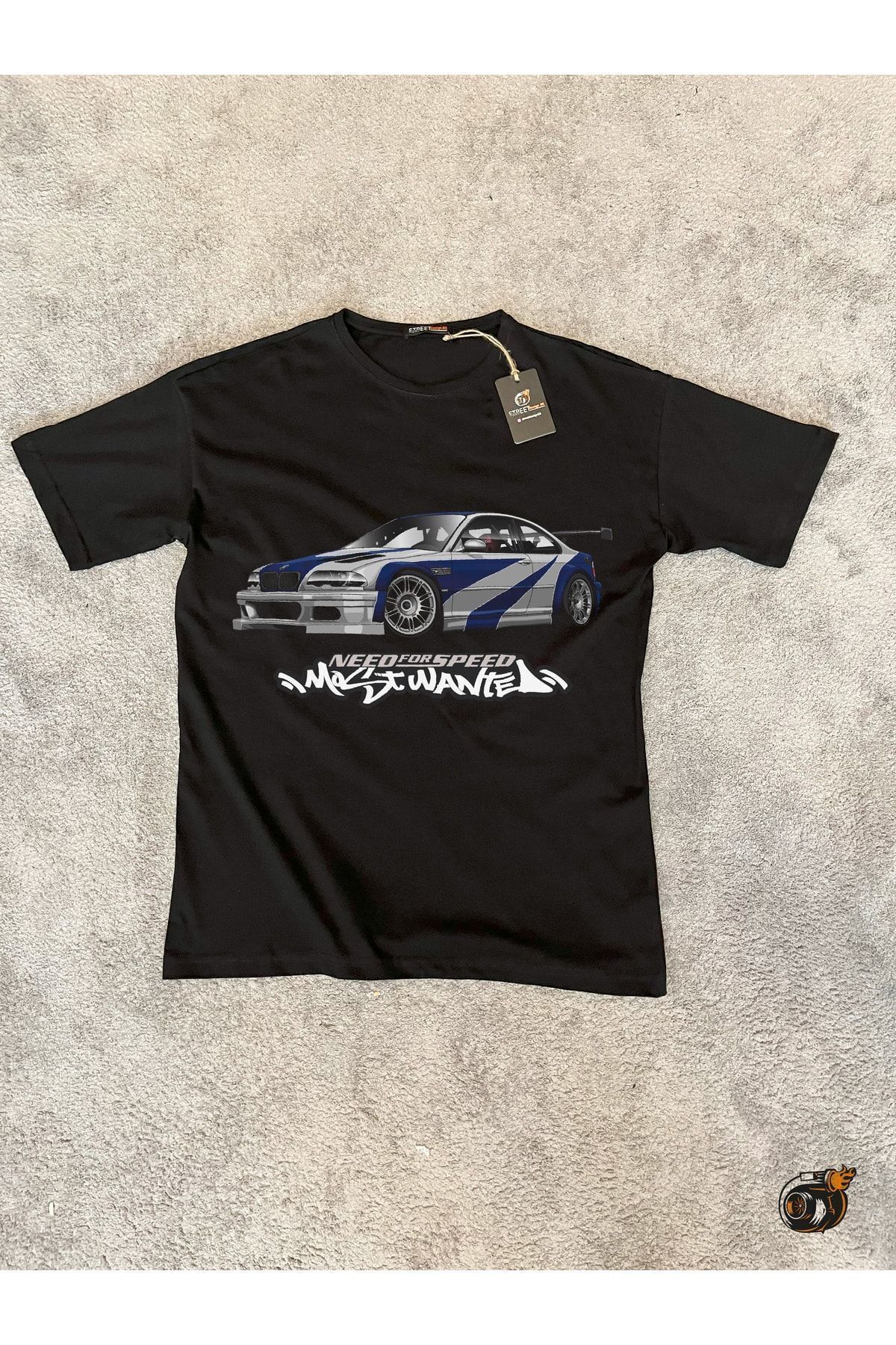 Hunors Sportswear & Company Need for Speed Most Wanted BMW M3 E46 GTR dijital baskılı T-shirt
