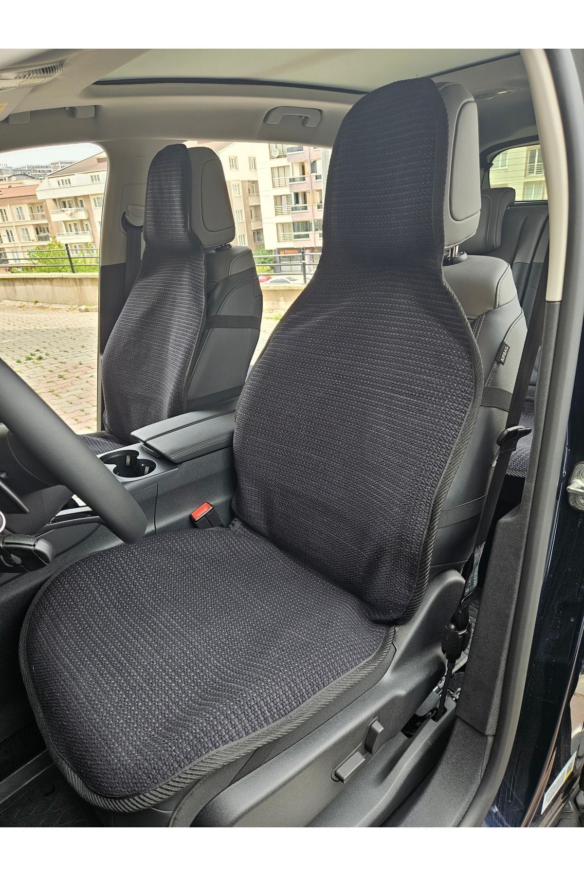 RICH OTO PASPAS FİAT EGEA SEDAN CROSS KOLTUK KILIFI TERLETMEZ SİYAH RENK ÖN İKİ KOLTUK VE ARKA OTURAK KISMI
